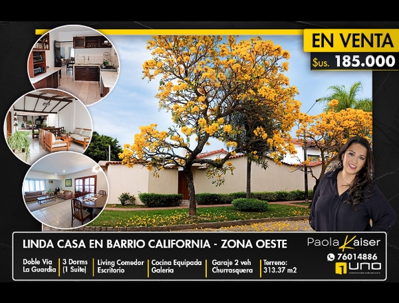 Linda casa de una planta en venta en Santa Cruz (Localidad)