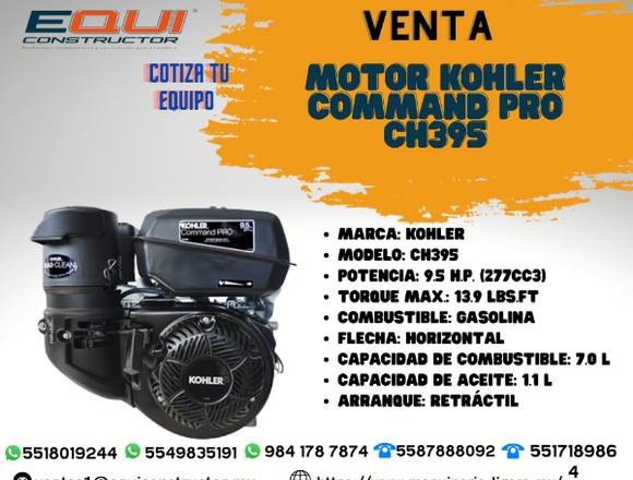 Venta Motor kohler command en Ecatepec de Morelos (Municipio)
