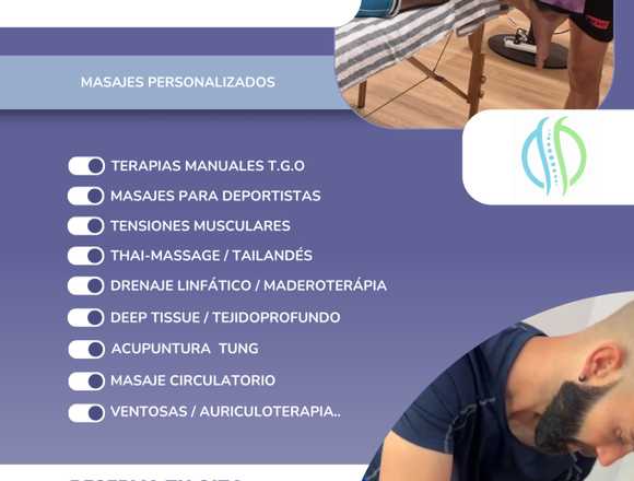 Quiromasajista/terapeuta en Málaga (Municipio)