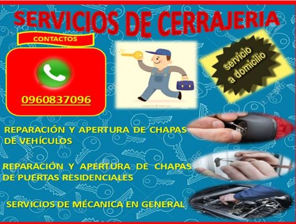 REPARACIÓN DE TODO TIPO DE CHAPAS en Empalme (Cantón)