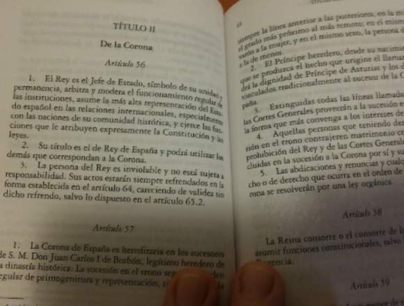 LA CONSTITUCIÓN ESPAÑOLA