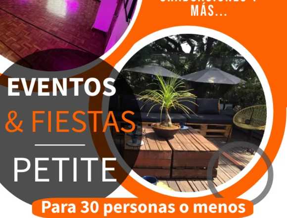 Terraza y salón para eventos privados Petite. en Cuauhtémoc (Municipio)