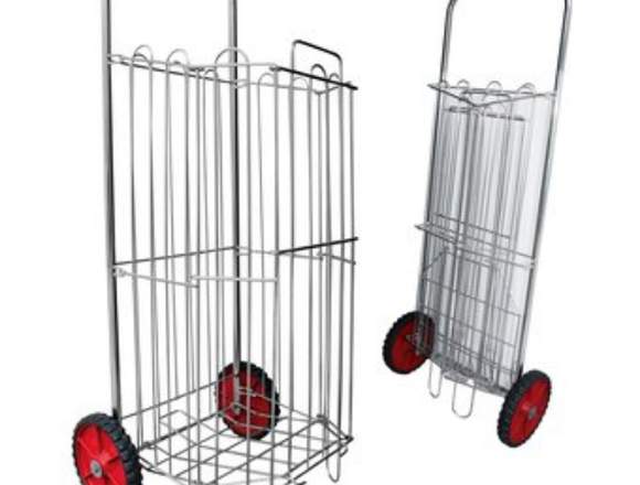 Coche plegable para compras y gas