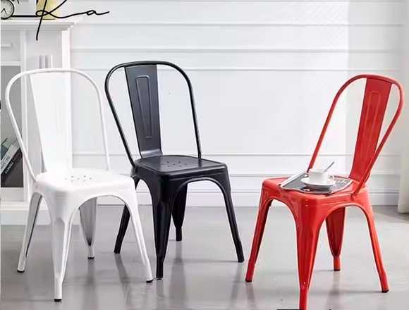 silla tolix metalica apilable moderna