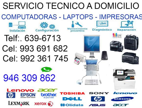 946309862 REPARACIÓN DE LAPTOP PCs A DOMICILIO en Santiago de Surco (Lima 33) (Distrito)