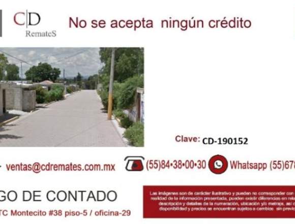Se vende “Remate” atractiva OPORTUNIDAD. CD-190152 en Tecamachalco (Municipio)