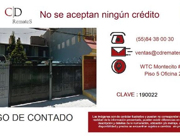 Casa en muy buena ubicación Tlalpan Remate Bancari en Tlalpan (Municipio)