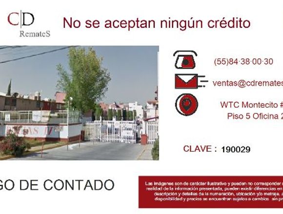 Casa en Coacalco de Ber. Remate Bancario