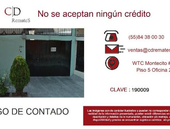 Grande casa Remate Bancario en Mixcoac en Benito Juárez (Municipio)