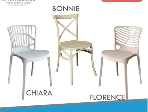 Sillas 100% polipropileno, colores y modelos en Trujillo (Distrito)