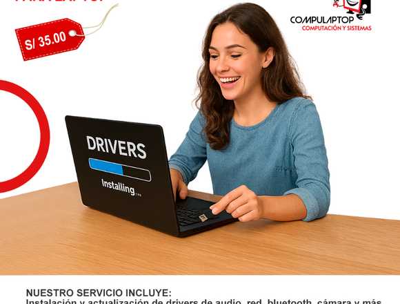 Instalación de Driver (controlador) para Laptop