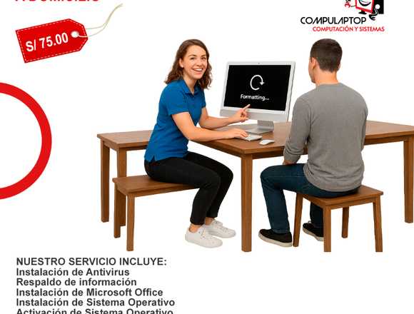 Formateo de PC All in One a Domicilio
