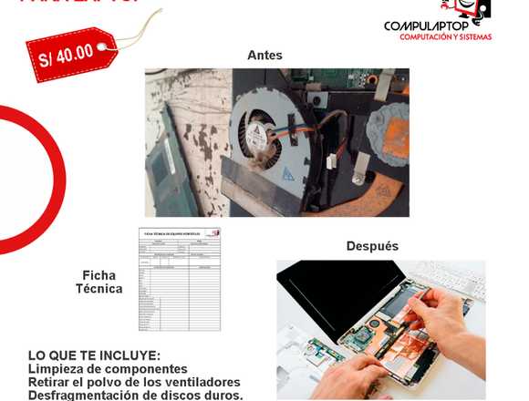 Mantenimiento para Laptop en Chincha Alta (Distrito)