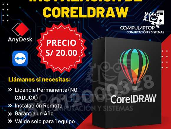 Instalación de CorelDraw Graphics Suite en Chincha Alta (Distrito)
