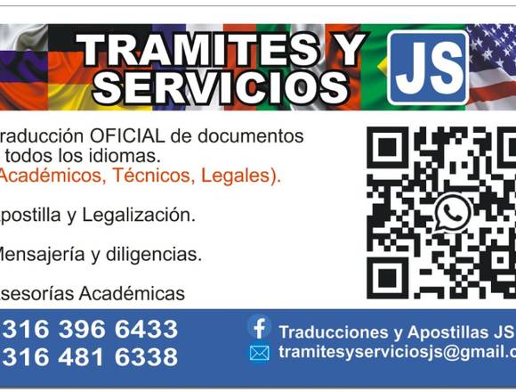Traduccion Oficial a todos los idiomas en Santiago de Cali (Municipio)