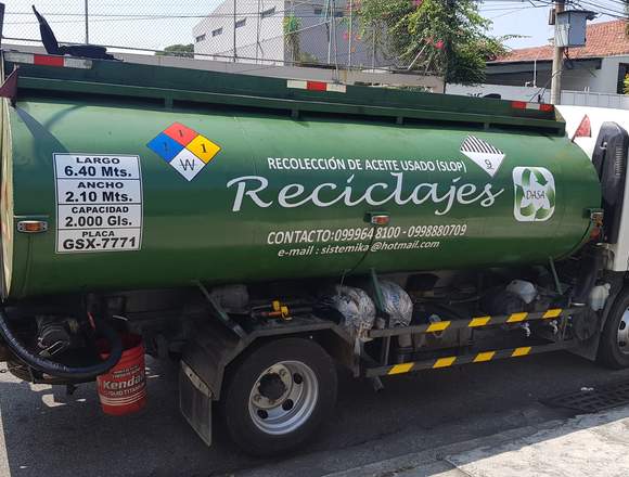 Recolección de Aceites y Filtros Usados en Empalme (Cantón)