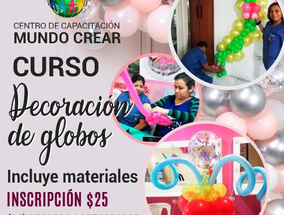 CURSO DECORACIÓN DE GLOBOS EN HELIO en Guayaquil (Cantón)
