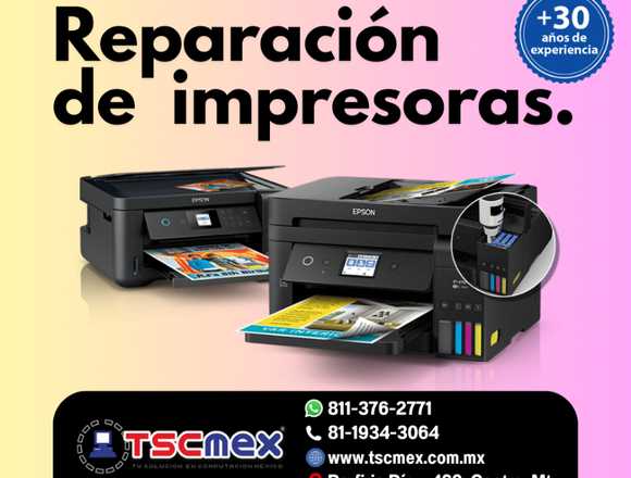 Reparación de Impresoras. en Monterrey (Municipio)