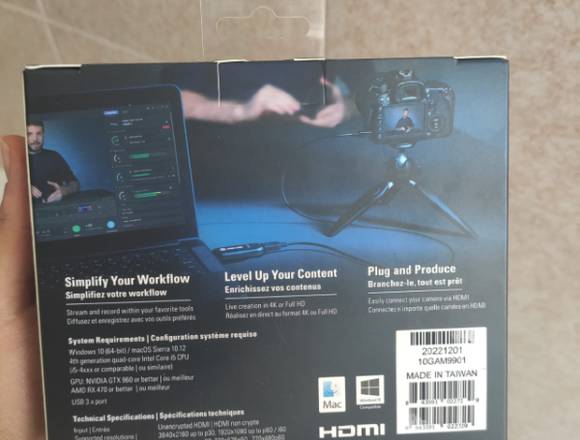 camlink 4k elgato nuevo en Paipa (Municipio)