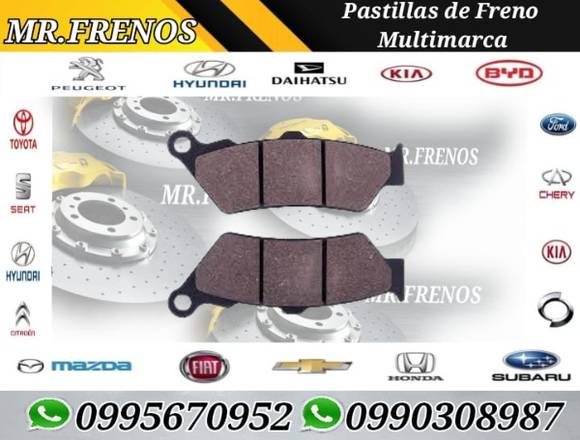 Pastillas de freno Multimarca en Rumiñahui (Cantón)