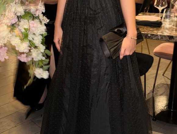 Vestido Elegante negro, con encaje en San Carlos (Distrito)