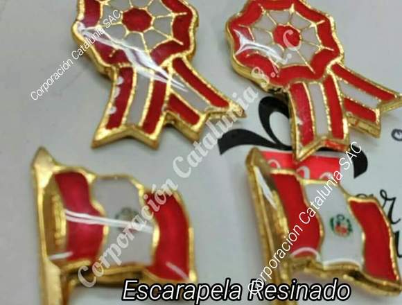 Escarapela metal Perú en Lima (Lima 1) (Distrito)
