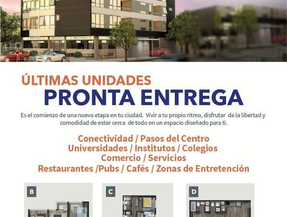 Departamentos - Pronta entrega en Chillán (Comuna)