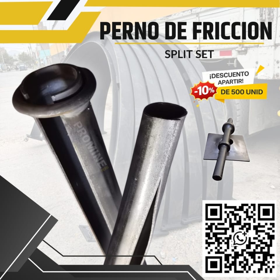Perno de Fricción Split Set Calidad - Envios