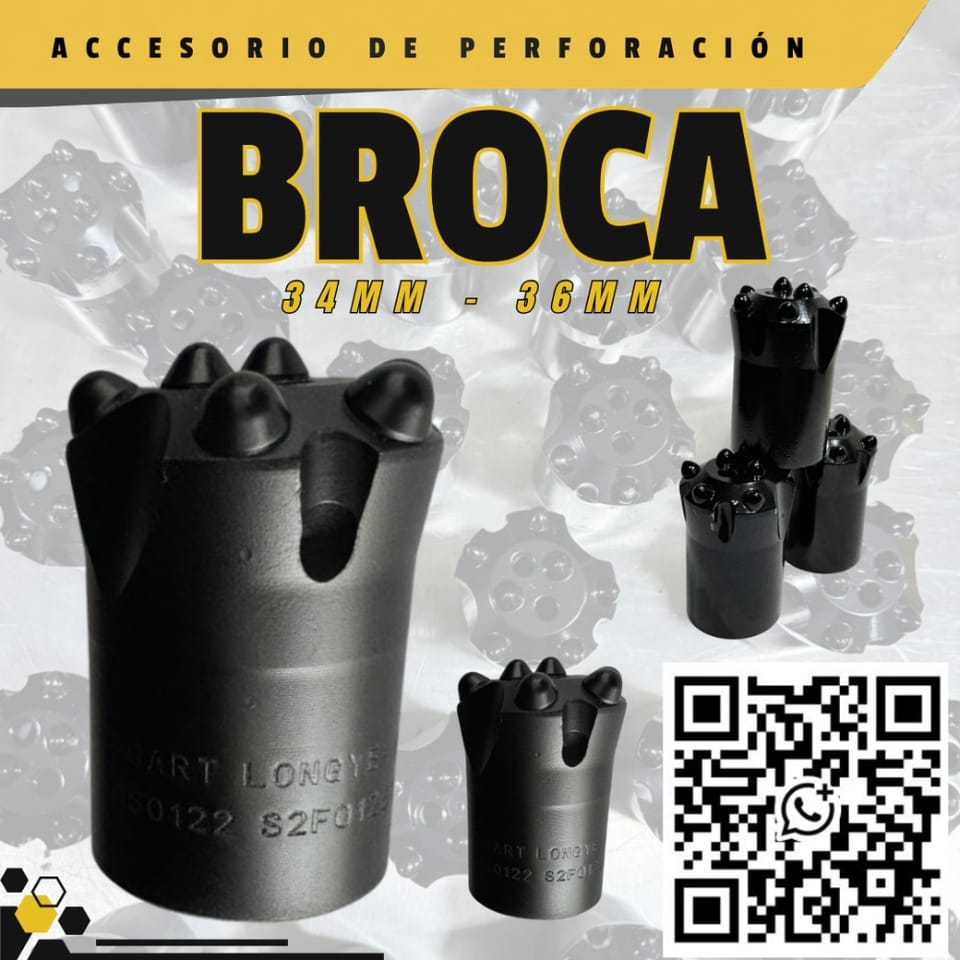 Broca de Carburo / Equipos de Perforación Minera