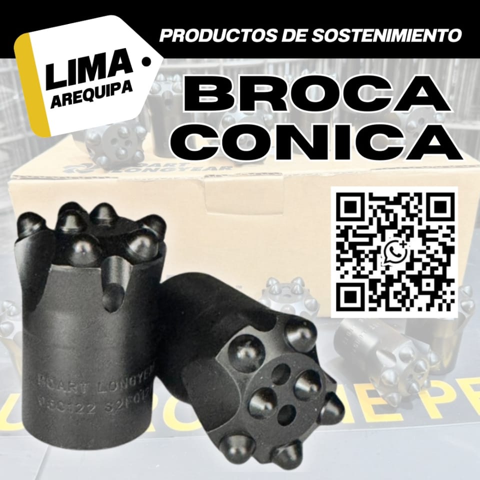 Broca Cónica para Perforación -Minería Subterránea en Lima (Lima 1) (Distrito)