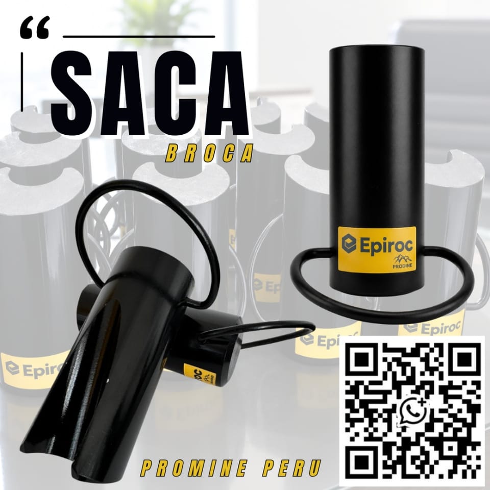 Saca Broca - Promine Peru- Equipos de Perforación
