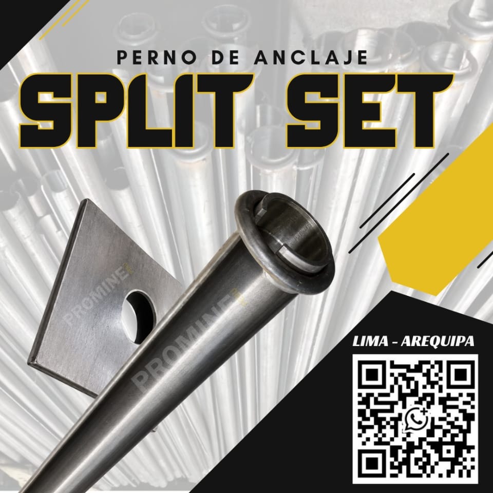 SPLIT SET – PERNO DE ANCLAJE / 1 A 8 PIES