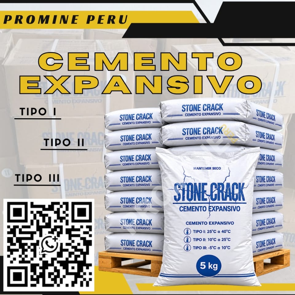 Cemento Expansivo / Fractura de Roca y Concreto / en Cajamarca (Distrito)