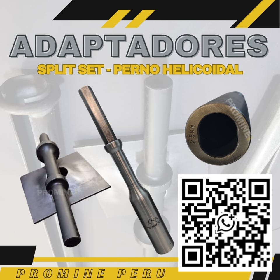 Adaptadores para Split Set y Perno Helicoidal en Cajamarca (Distrito)