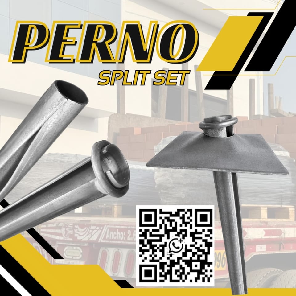 Perno Split Set / Fortificación de Roca en Minería en Cajamarca (Distrito)