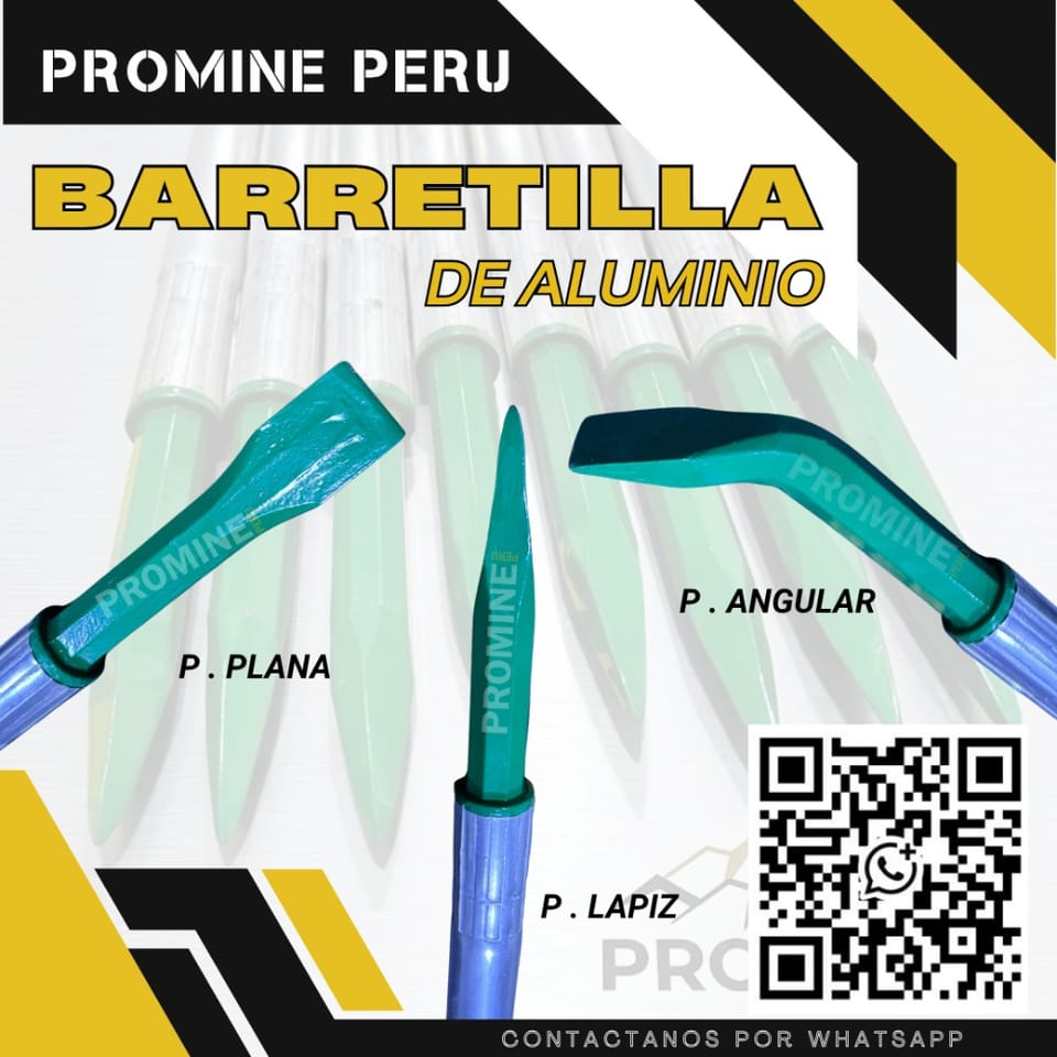 Barretilla de Aluminio / Desate de Rocas / Plana en Arequipa (Distrito)