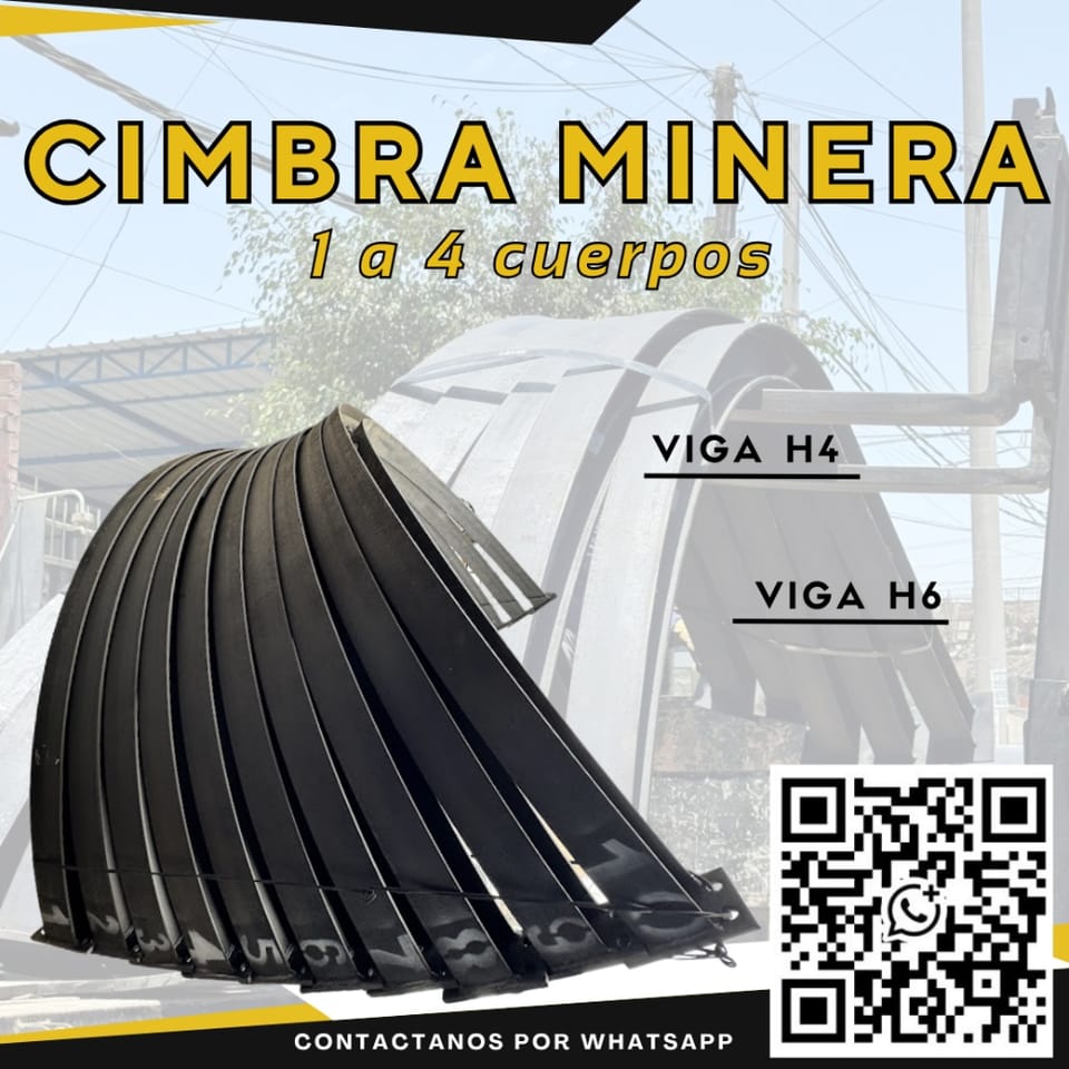 Cimbra Minera Metálica 1, 2, 3 y 4 Cuerpos