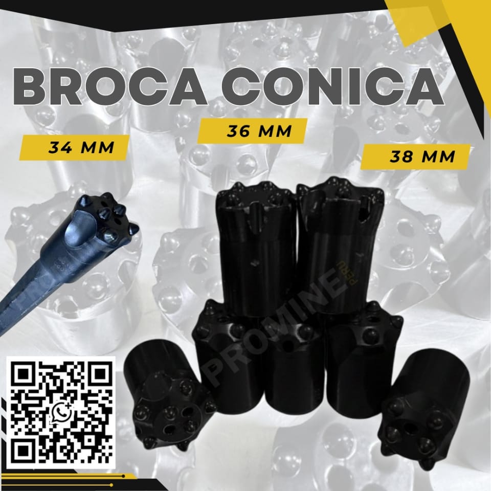 Broca Cónica de Carburo para Perforación de Roca en La Victoria (Lima 13) (Distrito)