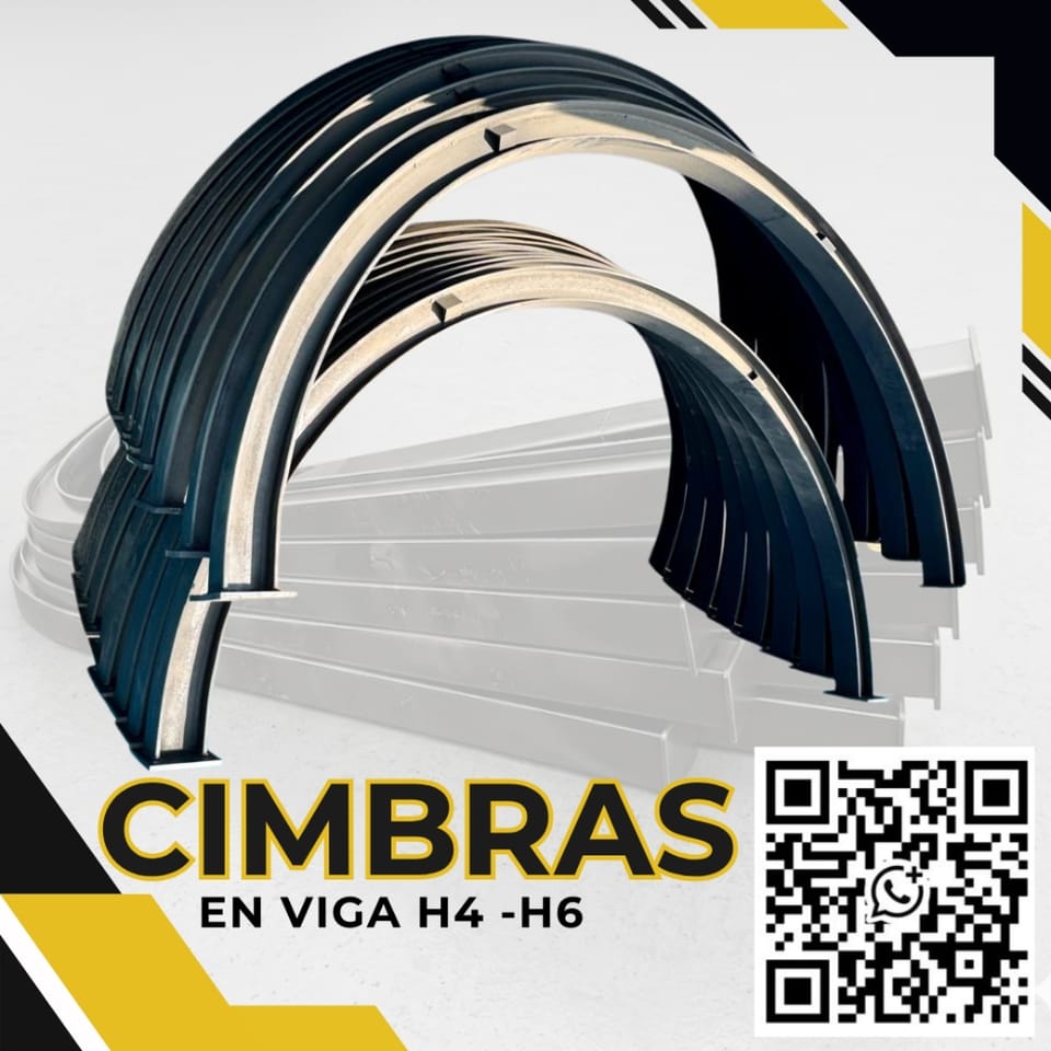 Cimbras Metálicas H4 / 3 Cuerpos / Distanciador en Patáz (Distrito)