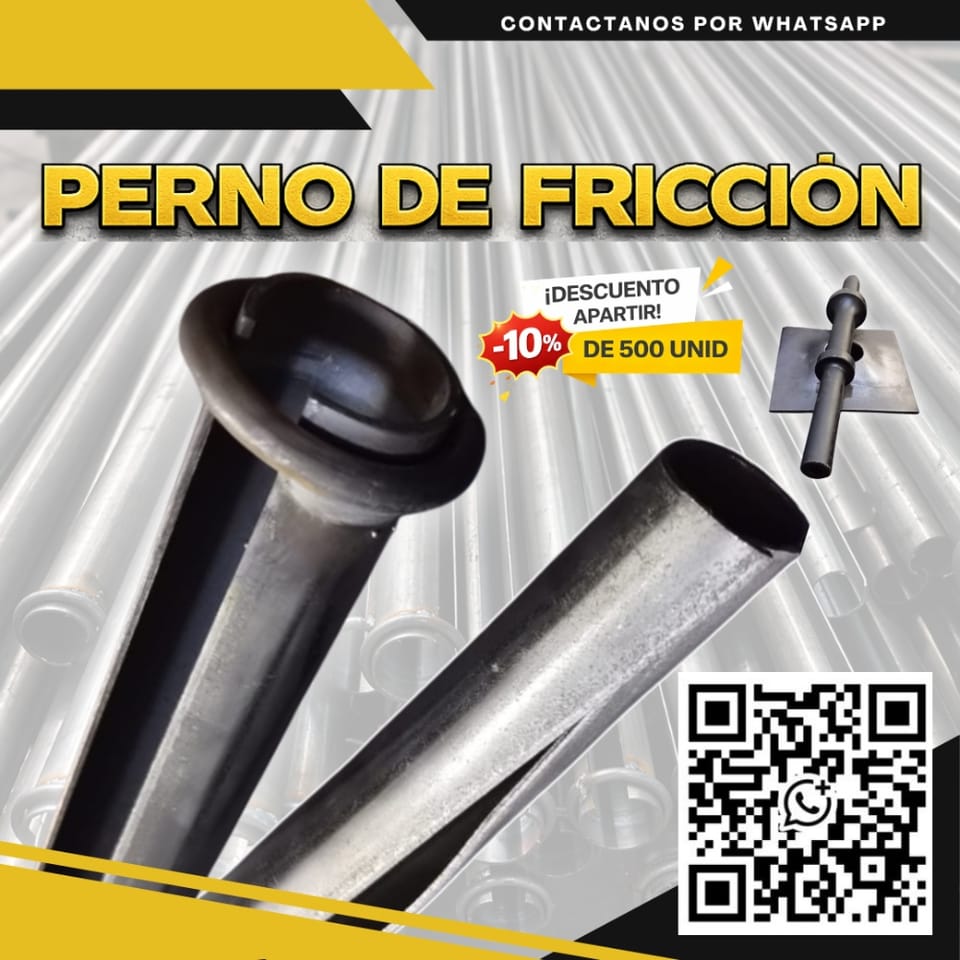 Perno de Fricción para Sostenimiento de Roca en Arequipa (Distrito)