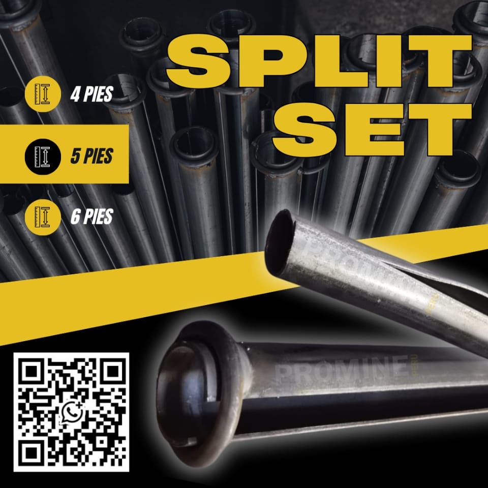 Split Set Tubo de Fricción - Sostenimiento Minero en La Victoria (Distrito)