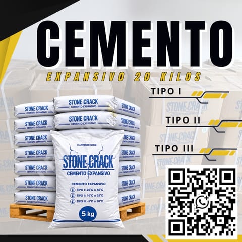 Cemento Expansivo -Fractura de Roca y Concreto