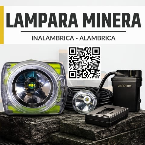 Lámpara Minera Wisdom Recargable - 4A - KL9M - KL6 en Lima (Lima 1) (Distrito)