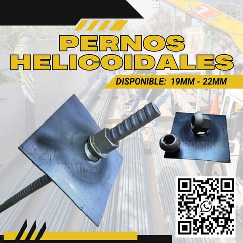 Pernos Helicoidales / Minería - Sostenimiento en Breña (Lima 5) (Distrito)
