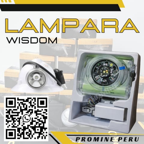 Lámpara Minera Wisdom 4A / Batería / Duración