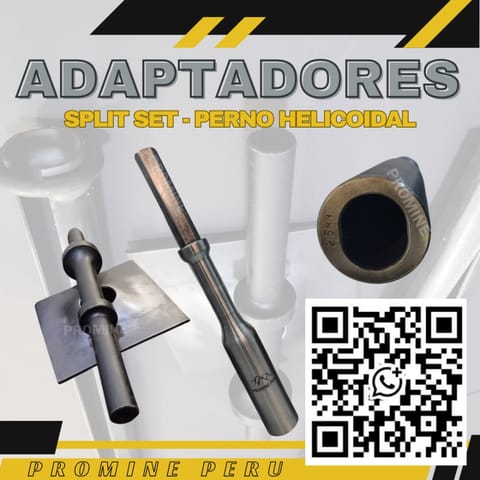 Adaptadores para Split Set y Perno Helicoidal en Cajamarca (Distrito)