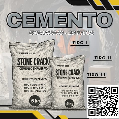 Cemento Expansivo -Fractura de Roca y Concreto
