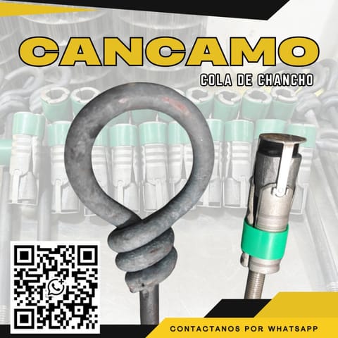 Cáncamos 5/8 de 2 Pies - Izaje para Minería en Puno (Distrito)