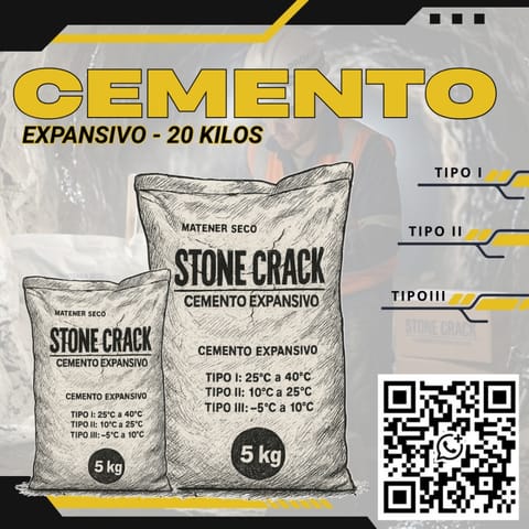 Cemento Expansivo - Fractura Controlada de Roca