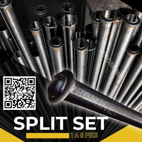 Sistema de Anclaje Tipo Split Set - Mineria